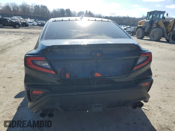 2022 Subaru WRX Premium with VIN JF1VBAF61N9003368, listed as a Copart auction lot 47369045 with 21,575 mi miles and Salvage Title. Bid and sale history available at carsss.com. Image 6.