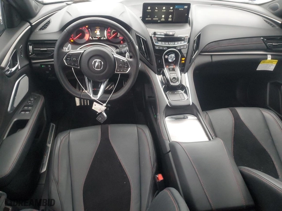 2024 Acura RDX w/A-Spec Package with VIN 5J8TC2H62RL035029, listed as a Copart auction lot 41500665 with 6,490 mi miles and Salvage Title. Bid and sale history available at carsss.com. Image 8.