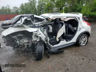 2013 Nissan Juke SL z VIN JN8AF5MR4DT225944, wystawiony jako Copart lot #58651695 z przebiegiem Nie podano mil oraz Szkoda całkowita • Salvage title. Historia ofert i sprzedaży dostępna na DreamBid. Obrazek 1.