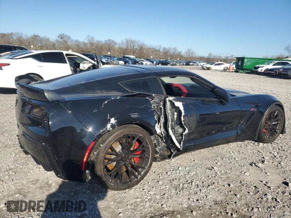 2016 Chevrolet Corvette Z06 3LZ with VIN 1G1YU2D64G5606568, listed as a Copart auction lot 86826494 with 0 mi miles and Salvage Title. Bid and sale history available at carsss.com. Image 3.