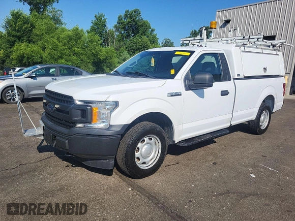 2018 Ford F-150 XL with VIN 1FTNF1E52JKE87531, listed as a IAAI auction lot 42740984 with 121,670 mi miles and . Bid and sale history available at DreamBid. Image 4.