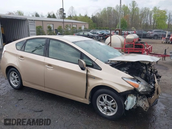 2010 Toyota Prius II with VIN JTDKN3DU8A0165496, listed as a IAAI auction lot 41960458 with 173,446 mi miles. Bid and sale history available at carsss.com. Image 1.