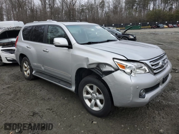 2012 Lexus GX 460 with VIN JTJBM7FX0C5047334, listed as a Copart auction lot 75871524 with 111,681 mi miles and Salvage Title. Bid and sale history available at carsss.com. Image 4.
