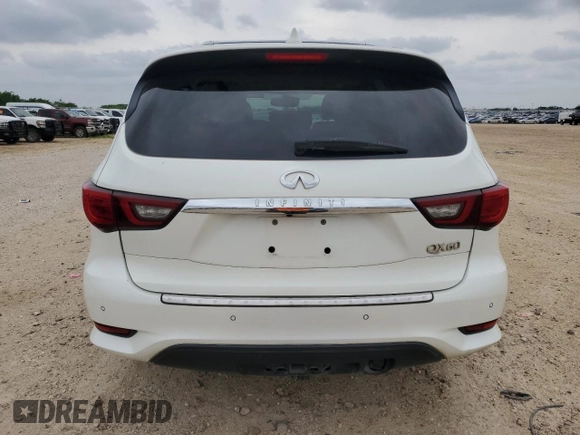 2019 Infiniti QX60 Luxe with VIN 5N1DL0MN6KC520120, listed as a Copart auction lot 55021395 with 248,464 mi miles and Clean Title. Bid and sale history available at DreamBid. Image 6.