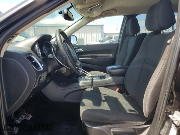 2013 Dodge Durango SXT with VIN 1C4RDJAG3DC575923, listed as a Copart auction lot 60100195 with 211,606 mi miles and Salvage title. Bid and sale history available at DreamBid. Image 7.