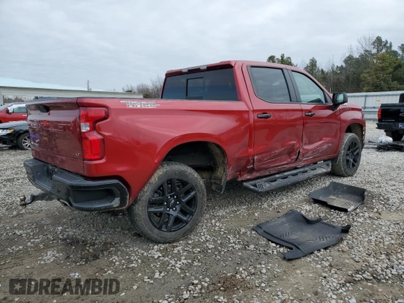 2022 Chevrolet Silverado 1500 LT Trail Boss with VIN 1GCPYFED7NZ131449, listed as a Copart auction lot 46093925 with 62,571 mi miles and Salvage Title. Bid and sale history available at DreamBid. Image 3.