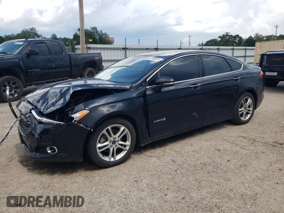 2016 Ford Fusion Titanium Hybrid with VIN 3FA6P0RUXGR204106, listed as a Copart auction lot 62769015 with 106,826 mi miles and Salvage title. Bid and sale history available at DreamBid. Image 1.