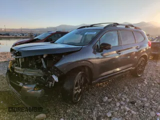 2023 Subaru Ascent Onyx Limited z VIN 4S4WMAKD8P3438161, wystawiony jako Copart lot #46922285 z przebiegiem 29 592 mil mil oraz Szkody całkowita. Historia ofert i sprzedaży dostępna na DreamBid. Obrazek 1.