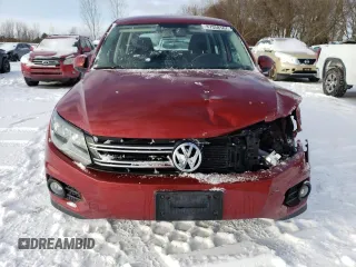 2016 Volkswagen Tiguan with VIN WVGHV7AX6GW064295, listed as a Copart auction lot 87358164 with 248,891 mi miles and Salvage title. Bid and sale history available at DreamBid. Image 5.