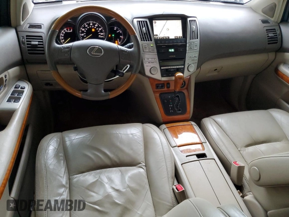 2009 Lexus RX 350 with VIN 2T2GK31U69C066742, listed as a Copart auction lot 52111105 with 135,181 mi miles and Salvage Title. Bid and sale history available at DreamBid. Image 8.