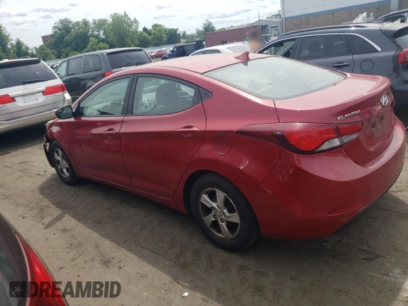 2014 Hyundai Elantra SE z VIN KMHDH4AE6EU196016, wystawiony jako Copart lot #58425485 z przebiegiem 194 100 mil mil oraz Szkoda całkowita • Salvage title. Historia ofert i sprzedaży dostępna na DreamBid. Obrazek 2.
