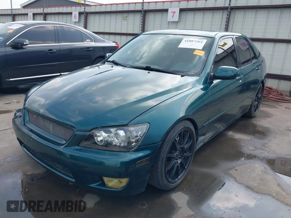 2001 Lexus IS with VIN JTHBD182710026748, listed as a IAAI auction lot 41887264 with 215,020 mi miles. Bid and sale history available at carsss.com. Image 17.