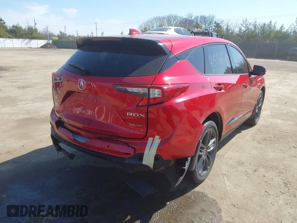 2020 Acura RDX w/A-Spec Pkg with VIN 5J8TC2H67LL802428, listed as a IAAI auction lot 41806670 with 69,959 mi miles. Bid and sale history available at carsss.com. Image 6.