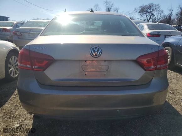 2015 Volkswagen Passat 1.8T Limited Edition with VIN 1VWAS7A37FC015776, listed as a Copart auction lot 44699105 with 65,029 mi miles and Salvage Title. Bid and sale history available at carsss.com. Image 6.