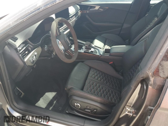 2022 Audi RS 5 Sportback z VIN WUAAWCF57NA901250, wystawiony jako Copart lot #77305584 z przebiegiem Nie podano mil oraz Nie do naprawy. Historia ofert i sprzedaży dostępna na DreamBid. Obrazek 7.