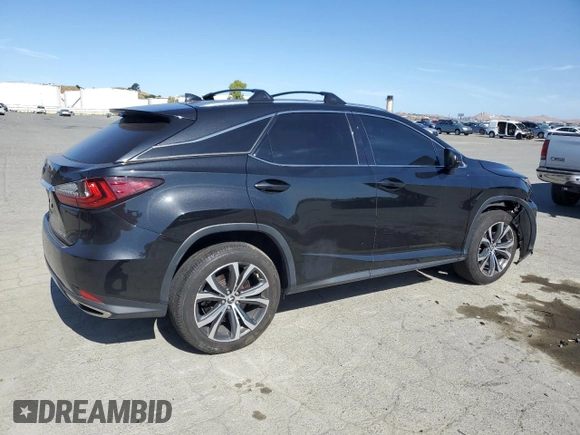 2021 Lexus RX 350 with VIN 2T2HZMDAXMC285929, listed as a Copart auction lot 58866925 with 19,464 mi miles and Salvage title. Bid and sale history available at DreamBid. Image 3.