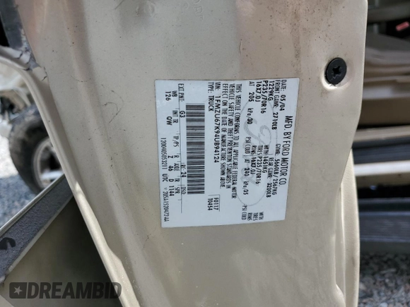 2004 Ford Explorer Sport Trac XLS с VIN 1FMZU67K94UB94124, выставлен на аукционе Copart как лот 62785115 с пробегом Не указан миль и Списание • Salvage title. История ставок и продаж доступна на DreamBid. Изображение 13.