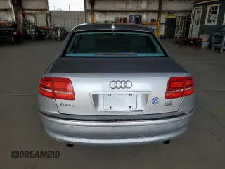 2008 Audi A8 4.2L with VIN WAUMV94E28N014295, listed as a Copart auction lot 66648185 with 116,736 mi miles and Clean title. Bid and sale history available at DreamBid. Image 6.