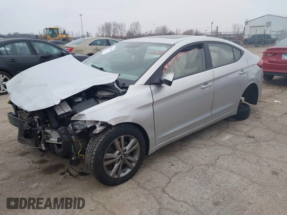 2017 Hyundai Elantra SE z VIN 5NPD84LF1HH166995, wystawiony jako IAAI lot #41511180 z przebiegiem 76 739 mil mil oraz . Historia ofert i sprzedaży dostępna na DreamBid. Obrazek 17.