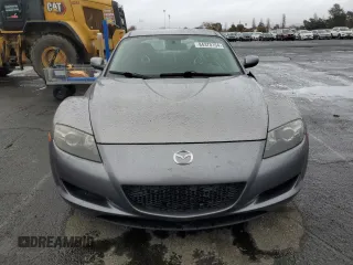 2005 Mazda RX-8 with VIN JM1FE17N050156100, listed as a Copart auction lot 84370154 with 76,054 mi miles and Salvage Title. Bid and sale history available at carsss.com. Image 5.