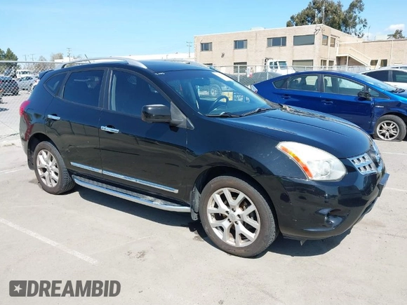 2012 Nissan Rogue S with VIN JN8AS5MT8CW255808, listed as a IAAI auction lot 41851273 with 189,407 mi miles. Bid and sale history available at carsss.com. Image 1.