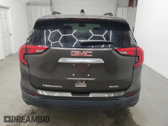 2019 GMC Terrain SLE with VIN 3GKALTEV8KL398182, listed as a Copart auction lot 51319595 with 84,744 mi miles and Clean Title. Bid and sale history available at carsss.com. Image 6.