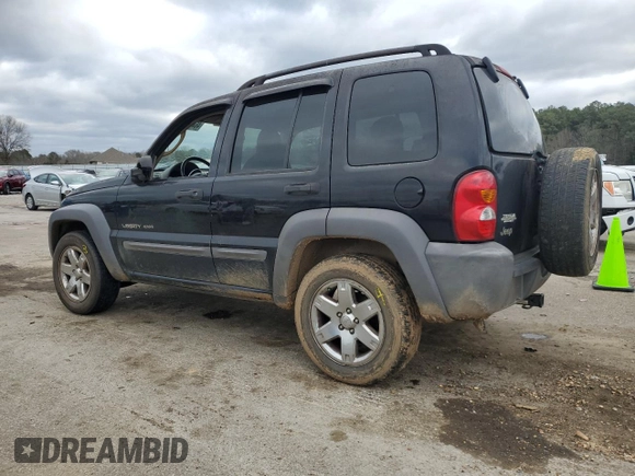 2003 Jeep Liberty Sport with VIN 1J4GK48K73W730795, listed as a Copart auction lot 46468005 with 232,292 mi miles and Salvage Title. Bid and sale history available at DreamBid. Image 2.