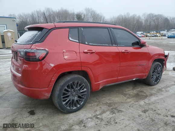 2022 Jeep Compass (RED) Edition with VIN 3C4NJDCB6NT237206, listed as a Copart auction lot 46014455 with 22,399 mi miles and Salvage Title. Bid and sale history available at carsss.com. Image 3.