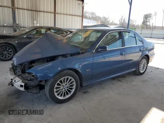 2001 BMW 5 Series 525iA with VIN WBADT43431GX20624, listed as a Copart auction lot 48222935 with 0 mi miles and Salvage Title. Bid and sale history available at carsss.com. Image 1.