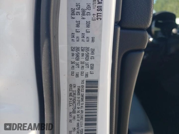 2019 Jeep Grand Cherokee Upland с VIN 1C4RJFAGXKC775488, выставлен на аукционе Copart как лот 50362095 с пробегом 57 976 миль миль и Списание • Salvage title. История ставок и продаж доступна на DreamBid. Изображение 13.