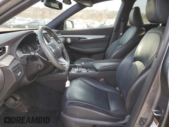 2019 Infiniti QX50 LUXE with VIN 3PCAJ5M32KF141112, listed as a Copart auction lot 44783113 with 37,636 mi miles. Bid and sale history available at carsss.com. Image 7.