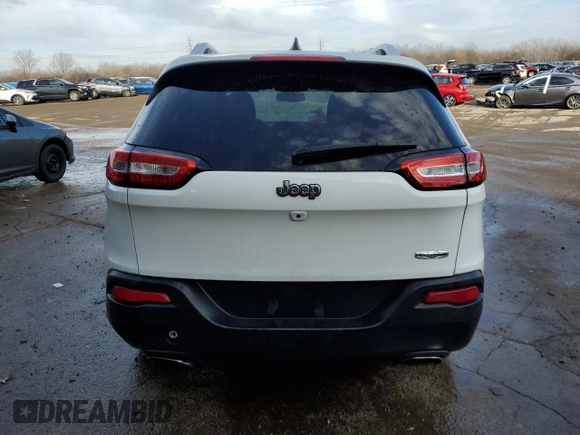 2017 Jeep Cherokee Latitude with VIN 1C4PJLCS8HW578740, listed as a Copart auction lot 43763215 with 200,488 mi miles and Salvage Title. Bid and sale history available at carsss.com. Image 6.