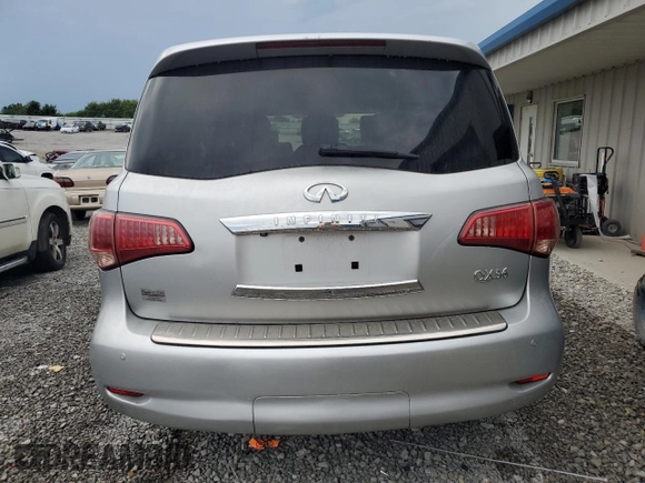 2011 Infiniti QX56 8-passenger with VIN JN8AZ2NC9B9301975, listed as a Copart auction lot 62284234 with 194,441 mi miles and Salvage Title. Bid and sale history available at carsss.com. Image 6.