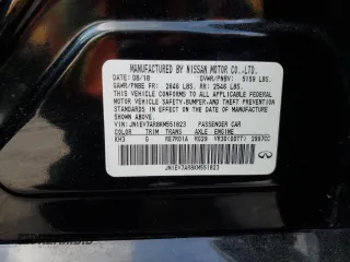 2019 Infiniti Q50 3.0t LUXE with VIN JN1EV7AR8KM551823, listed as a Copart auction lot 53848665 with 34,705 mi miles and Salvage Title. Bid and sale history available at carsss.com. Image 12.