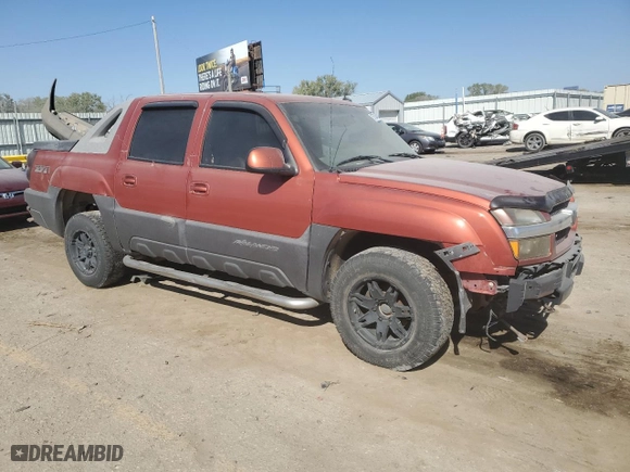 2003 Chevrolet Avalanche with VIN 3GNEK13T33G116070, listed as a Copart auction lot 75738444 with 182,539 mi miles and Salvage Title. Bid and sale history available at carsss.com. Image 4.