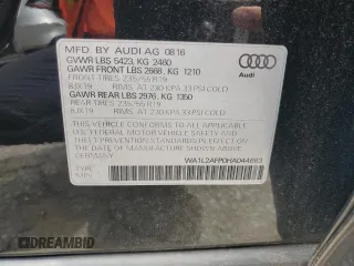 2017 Audi Q5 Premium Plus с VIN WA1L2AFP0HA044663, выставлен на аукционе Copart как лот 61493345 с пробегом 58 398 миль миль и Списание • Salvage title. История ставок и продаж доступна на DreamBid. Изображение 13.