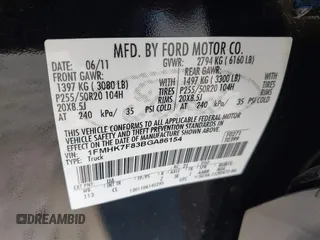2011 Ford Explorer Limited z VIN 1FMHK7F83BGA86154, wystawiony jako IAAI lot #42553623 z przebiegiem 192 570 mil mil oraz . Historia ofert i sprzedaży dostępna na DreamBid. Obrazek 9.