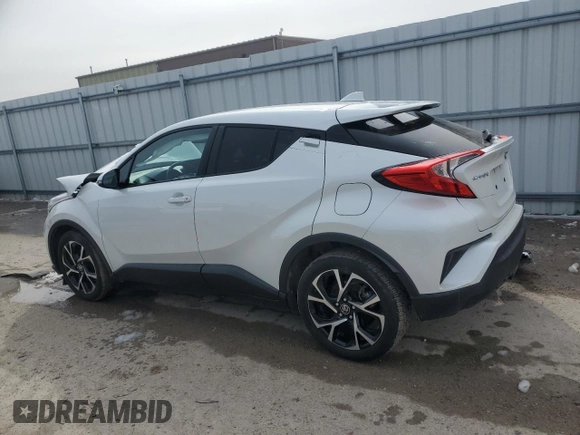 2021 Toyota C-HR LE with VIN NMTKHMBX8MR140088, listed as a Copart auction lot 47871245 with 37,884 mi miles and Salvage Title. Bid and sale history available at carsss.com. Image 2.