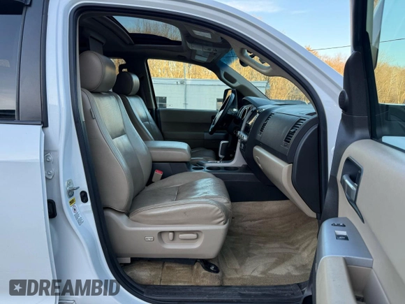 2008 Toyota Sequoia Platinum with VIN 5TDBY67A28S022612, listed as a Copart auction lot 48858235 with 232,747 mi miles and Clean Title. Bid and sale history available at carsss.com. Image 7.