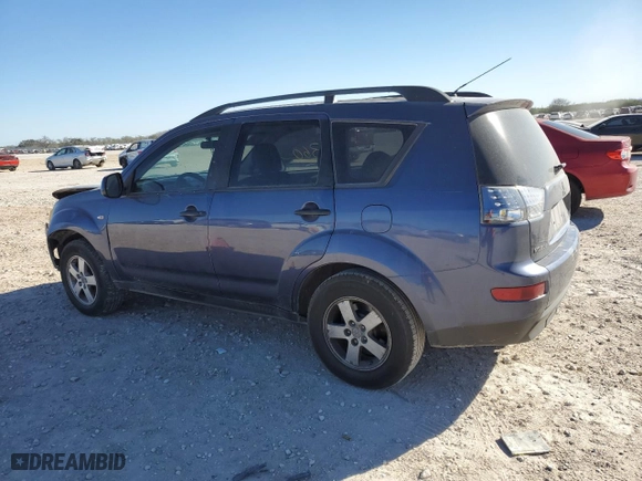 2007 Mitsubishi Outlander ES with VIN JA4MS31X07U009206, listed as a Copart auction lot 41582285 with 166,444 mi miles and Salvage Title. Bid and sale history available at carsss.com. Image 2.