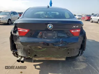 2015 BMW X4 xDrive28i with VIN 5UXXW3C52F0M87621, listed as a Copart auction lot 59176505 with 163,727 mi miles and Salvage title. Bid and sale history available at DreamBid. Image 6.