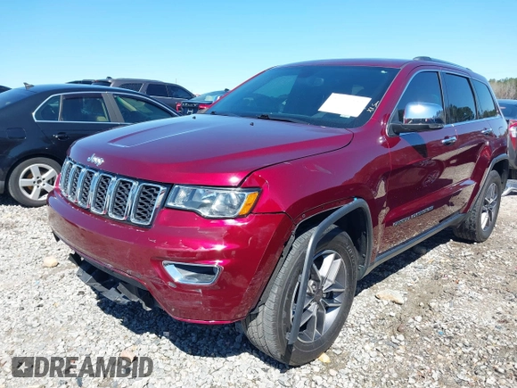 2020 Jeep Grand Cherokee Limited with VIN 1C4RJEBG3LC113861, listed as a IAAI auction lot 41801220 with 65,122 mi miles. Bid and sale history available at carsss.com. Image 6.
