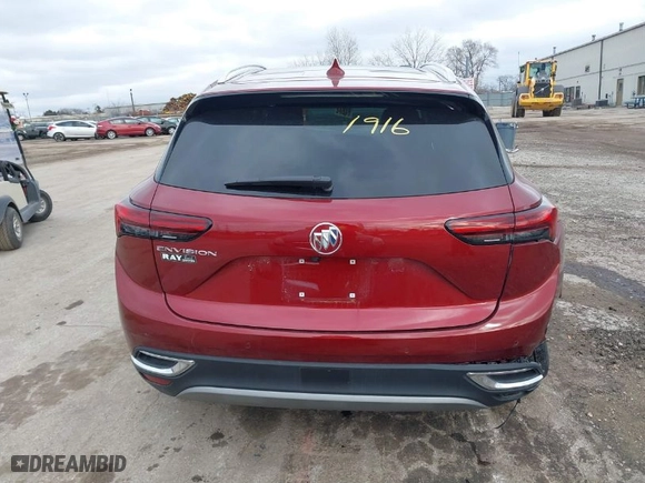 2021 Buick Envision Essence with VIN LRBFZNR42MD100438, listed as a IAAI auction lot 41501916 with 10,667 mi miles. Bid and sale history available at carsss.com. Image 16.