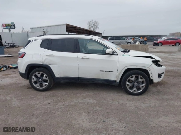 2020 Jeep Compass Limited with VIN 3C4NJCCB1LT218568, listed as a IAAI auction lot 41408075 with NaN miles. Bid and sale history available at carsss.com. Image 14.