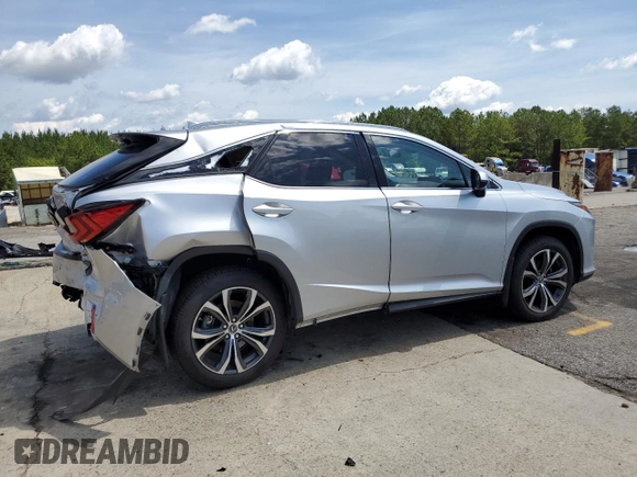 2018 Lexus RX 350 with VIN JTJBZMCA1J2034266, listed as a Copart auction lot 59900105 with 44,171 mi miles and Salvage title. Bid and sale history available at DreamBid. Image 3.