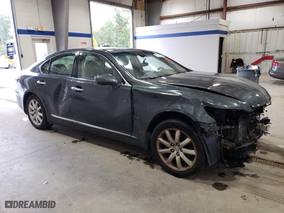 2007 Lexus LS 460 with VIN JTHBL46F775016694, listed as a Copart auction lot 72748744 with 164,374 mi miles and Salvage Title. Bid and sale history available at carsss.com. Image 4.
