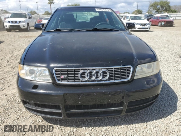 2002 Audi S4 with VIN WAURD68D82A001090, listed as a Copart auction lot 53684755 with 173,260 mi miles and Clean Title. Bid and sale history available at carsss.com. Image 5.