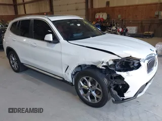 2024 BMW X3 xDrive30i with VIN 5UX53DP05R9X46526, listed as a IAAI auction lot 42122839 with 5,218 mi miles and . Bid and sale history available at DreamBid. Image 1.