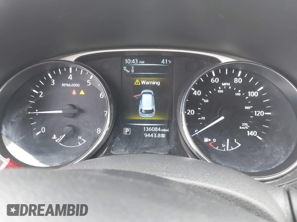 2016 Nissan Rogue SV with VIN 5N1AT2MV0GC783337, listed as a IAAI auction lot 41641993 with 136,084 mi miles and . Bid and sale history available at DreamBid. Image 7.
