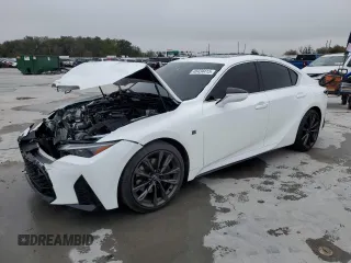 2024 Lexus IS with VIN JTHBZ1B24R5079304, listed as a Copart auction lot 46434415 with 11,254 mi miles and Salvage Title. Bid and sale history available at carsss.com. Image 1.